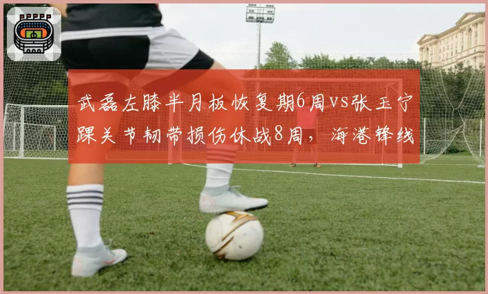 武磊左膝半月板恢复期6周vs张玉宁踝关节韧带损伤休战8周，海港锋线复出时间优于国安